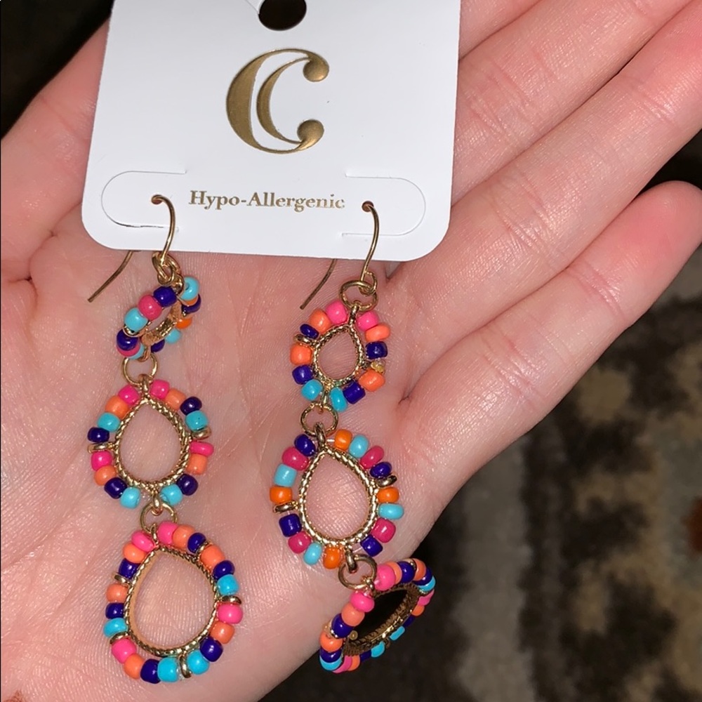 Colorful earrings